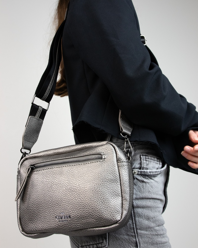 Charm London Tas  - zilver
