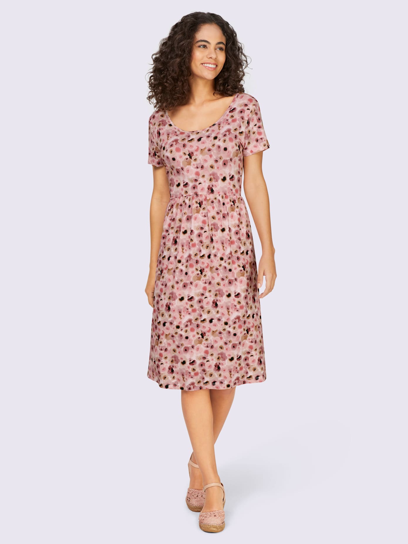 Robe en jersey viscose douce et fluide