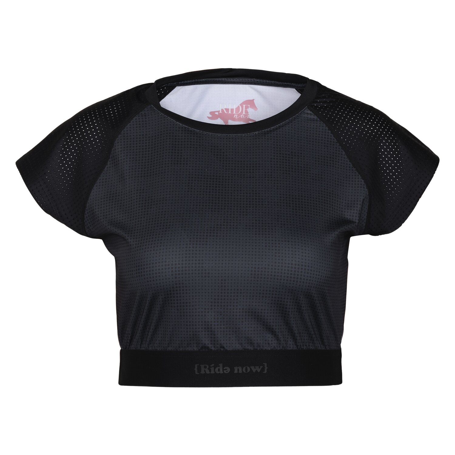 RIDE now T-Shirt Cropped Darlington  - black allover
