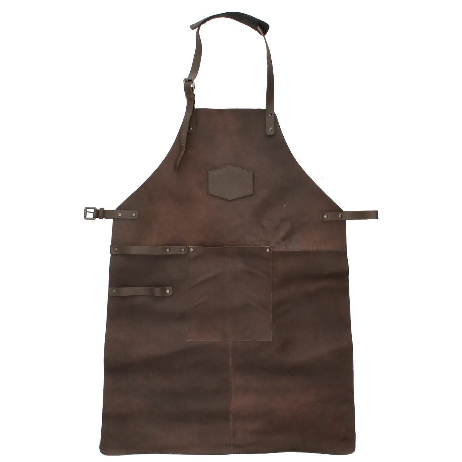 Hide & Stitches Barbecue / Grill Schort Donkerbruin