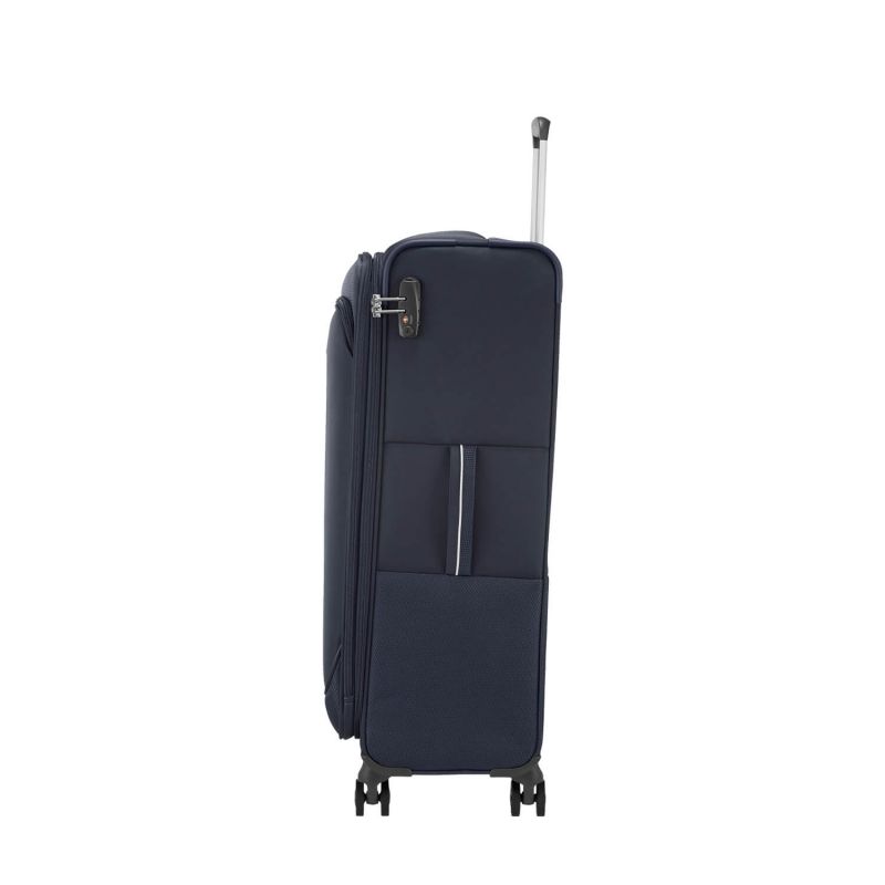 Valise souple extensible PopSoda 78 cm Bleu foncé
