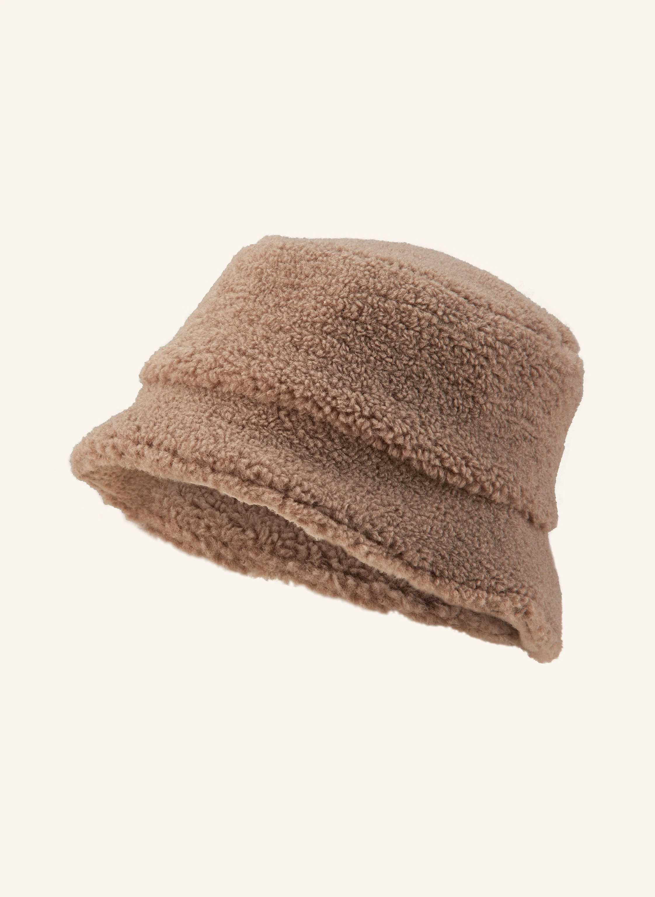 LOEVENICH Bucket-Hat aus Teddyfell