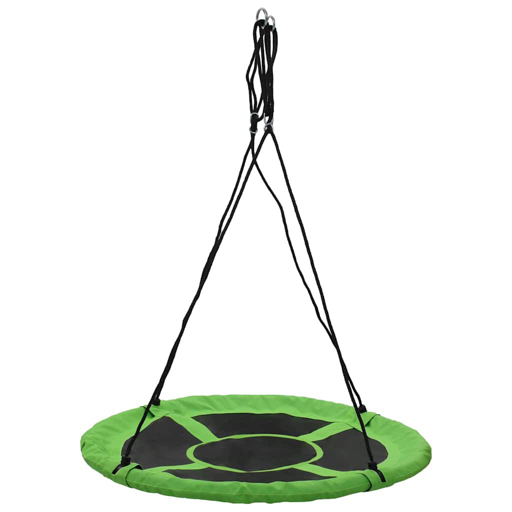 vidaXL Schommel 110 cm, 100 kg, groen