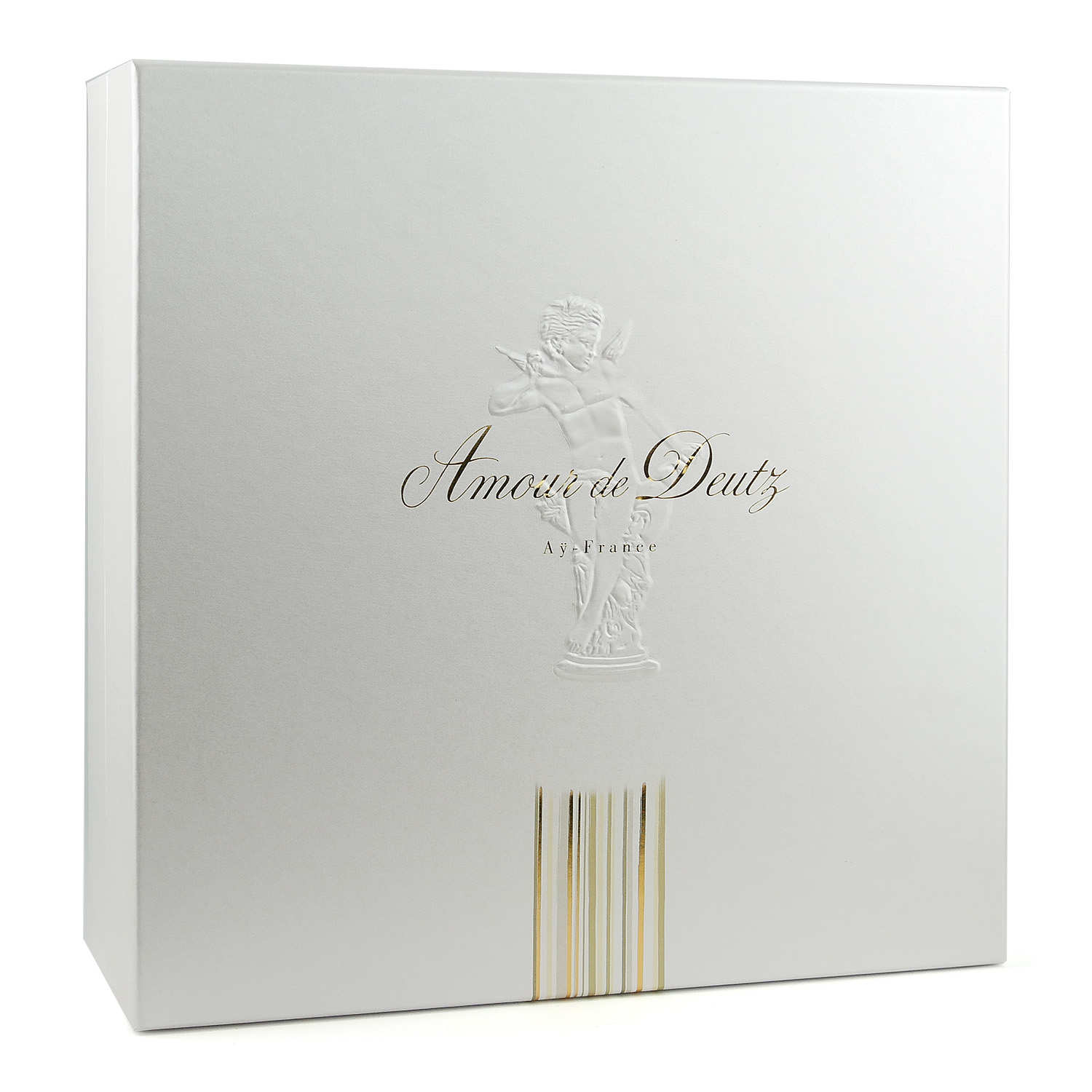 Champagne Deutz Cuvée Amour en coffret 2 flûtes