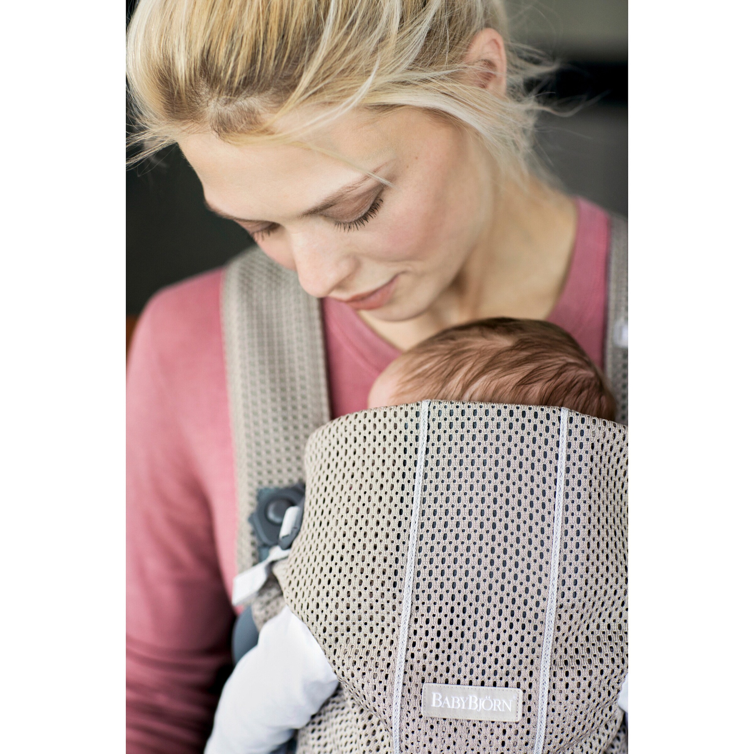 BabyBjörn Babytrage Mini 3D Mesh Greige
