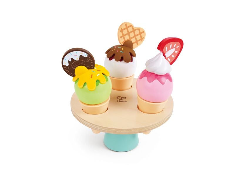 Hape Eiscreme-Set Eiscreme-Set bietet Kindern kreativen Spielspass