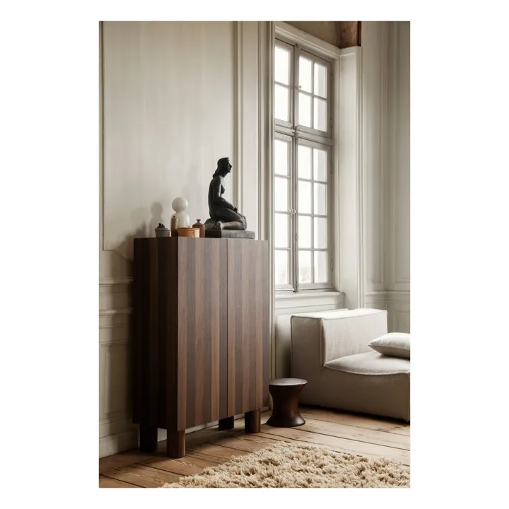Ferm Living Tabouret Spin en bois FSC | Brun