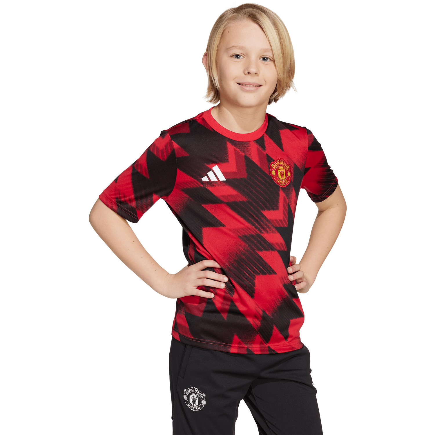 adidas Manchester United Pre-Match Shirt Kids