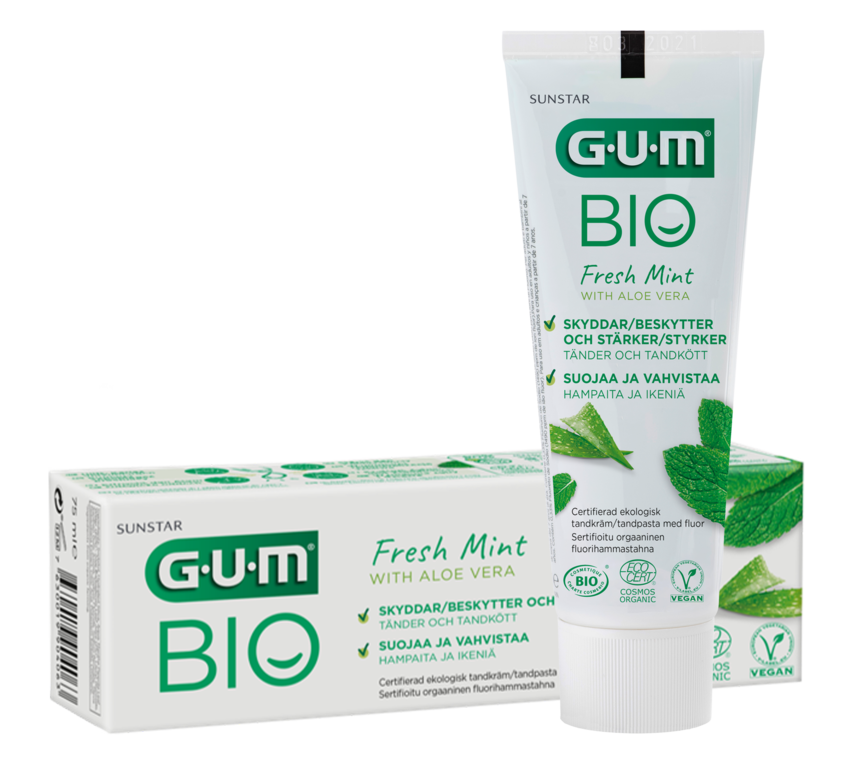 GUM Bio Fresh Mint tannkrem 75 ml