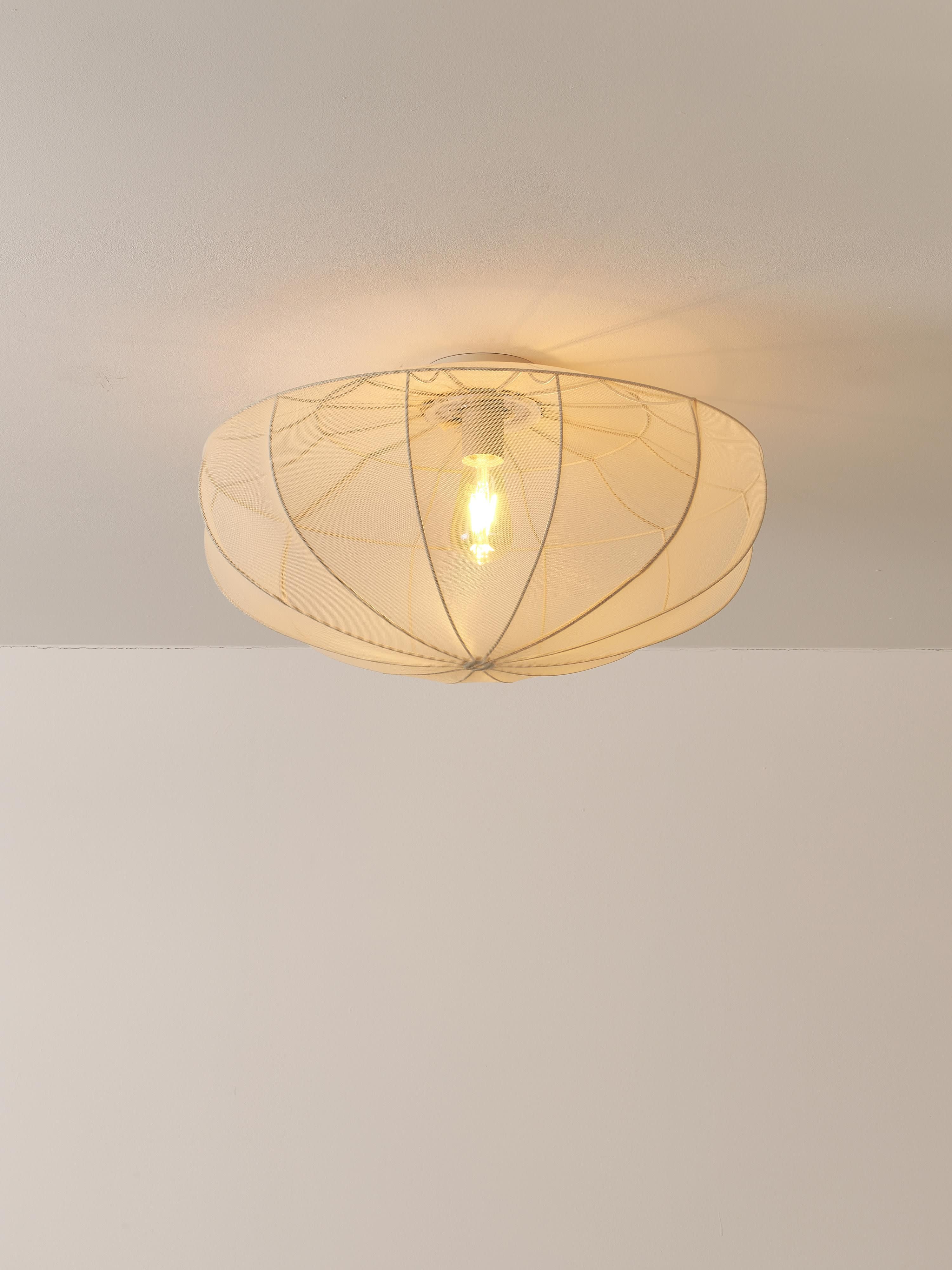 Plafondlamp Beau van netstof