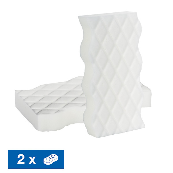 Éponge magique extra puissante Mr Propre 13,8 x 12,7 x 2,25 cm, étui de 2 gommes magiques