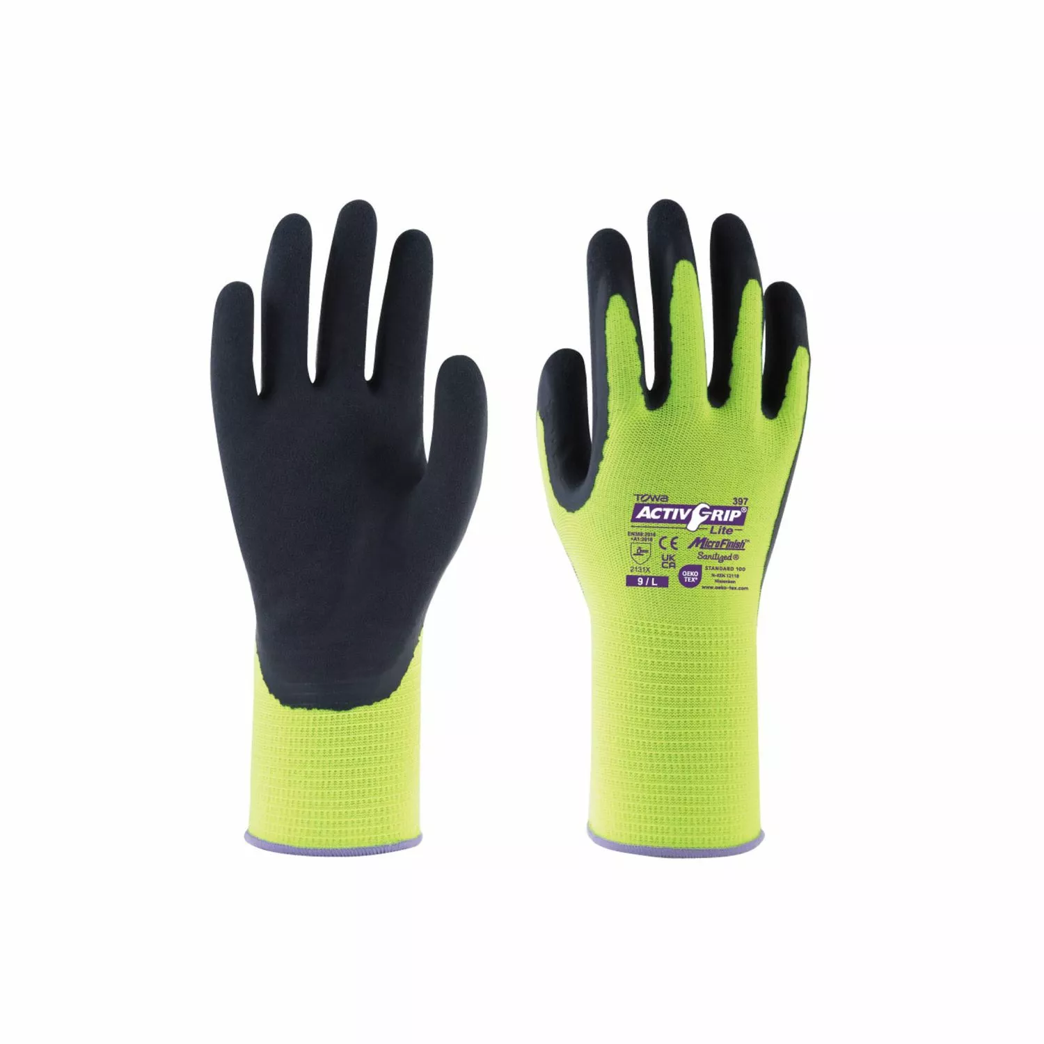 Towa 100-101-003-09 ActivGrip Lite 397 Werkhandschoenen - maat 09