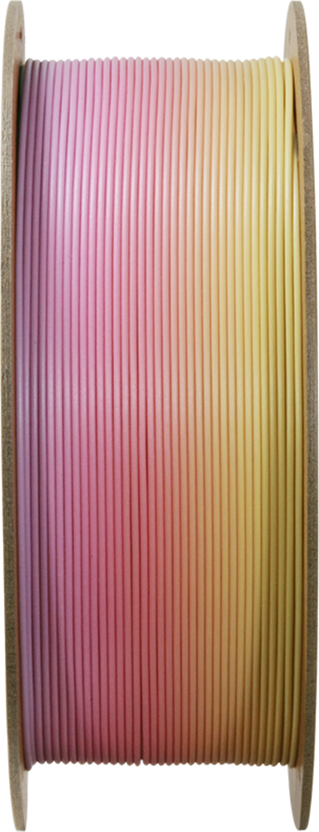 Polymaker  PolyTerra Gradient PLA Pastel Rainbow, 1,75 mm / 1000 g    Umweltfreundliches PLA-Filament mit sanften Farbübergängen