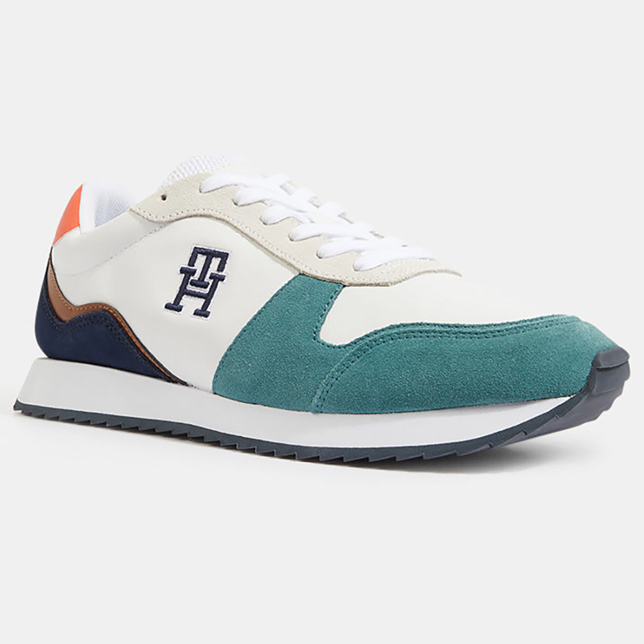 Tommy Hilfiger Baskets en Cuir Running Evo multicolores