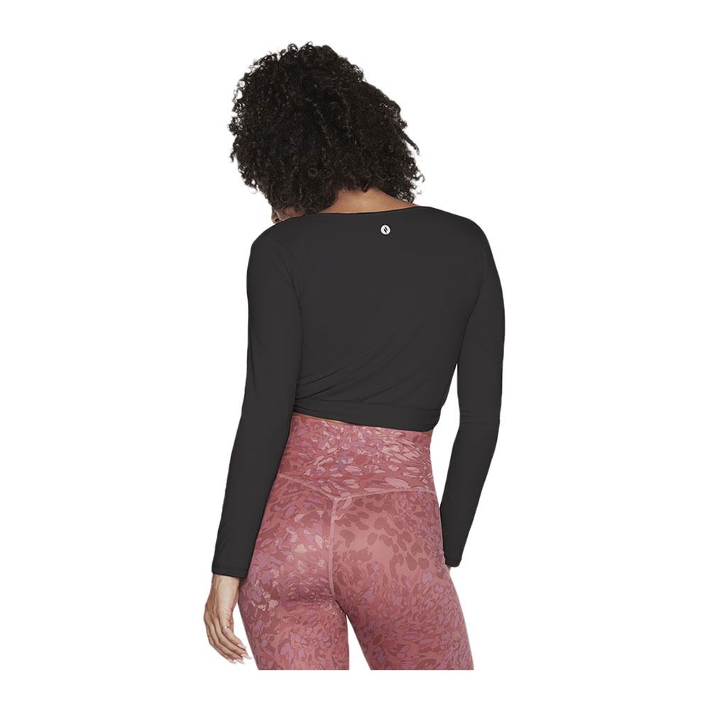 Skechers GODRI SERENE WRAP - Maillot Femme noir