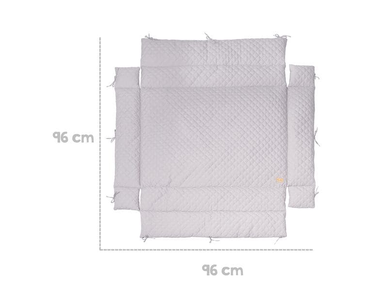 roba Laufgittermatte universal Silbergrau 75 - 100 x 100 cm Laufgittereinlage für 2 Laufgittergrössen