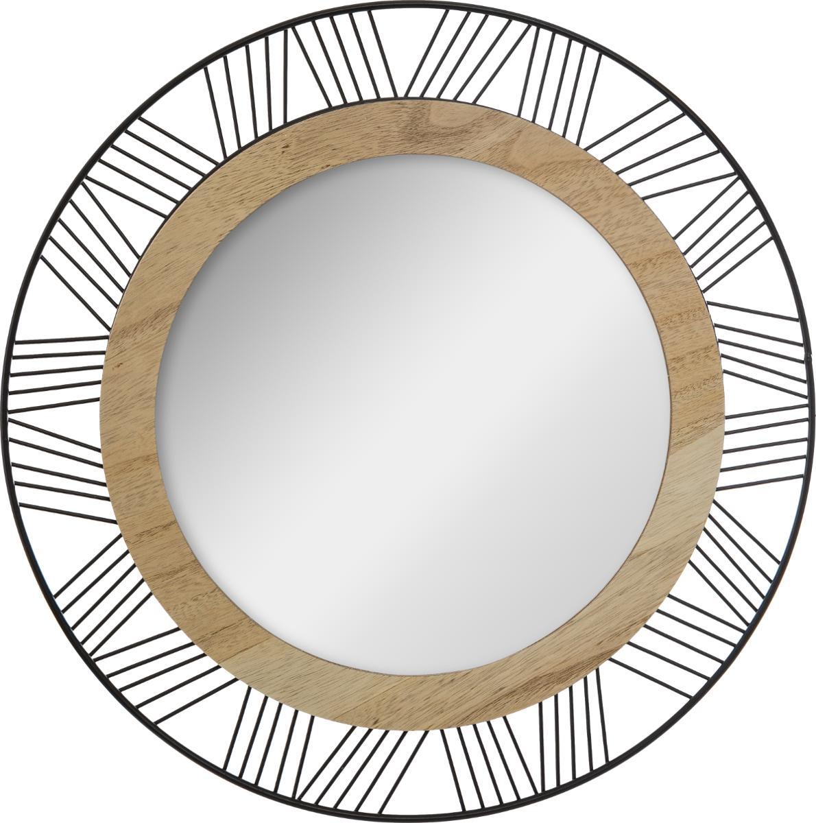 MIROIR ROND METAL JOE D.45CM