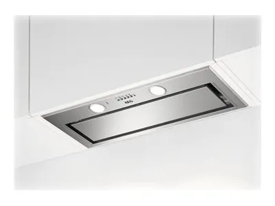 AEG DGE5861HM - Hætte - tag - Niche - bredde: 72.3 cm - dybde: 27.3 cm - udtrækning og recirkulation (-) - rustfrit stål