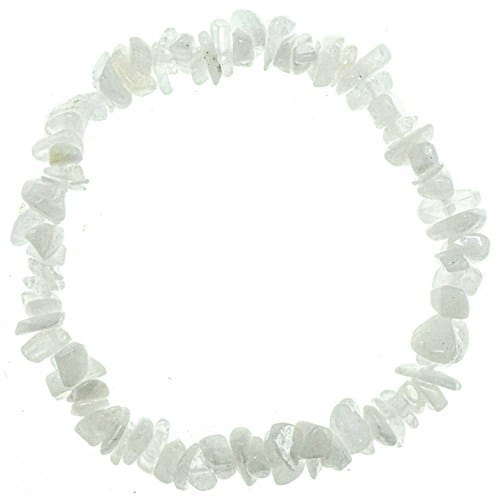 Bracelet pierre lune blanche