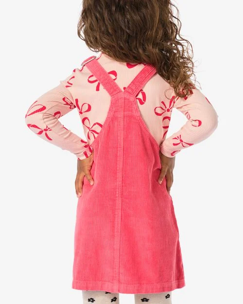 robe enfant velours côtelé  rose