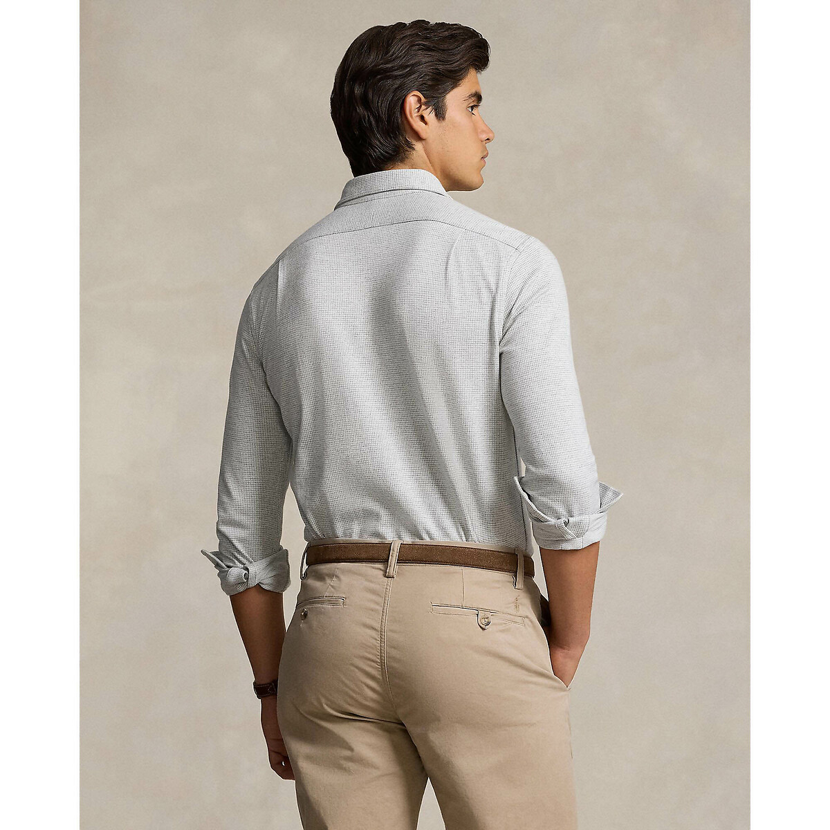 Camisa de algodão POLO RALPH LAUREN com estampas e logotipo bordado.