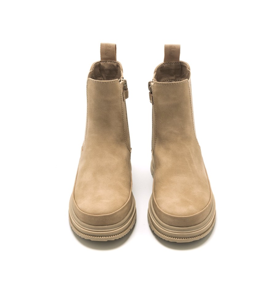 Botas de cano curto Mustang Kids Future bege