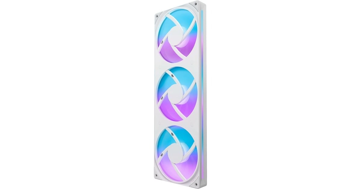 NZXTF360 RGB CORE case fans  (Wit, 3 stuks, 360 x 120 x 26 mm)
