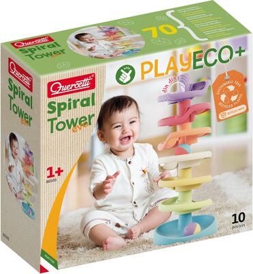 Quercetti Play Eco+ Aktivitetsleke Spiraltårn