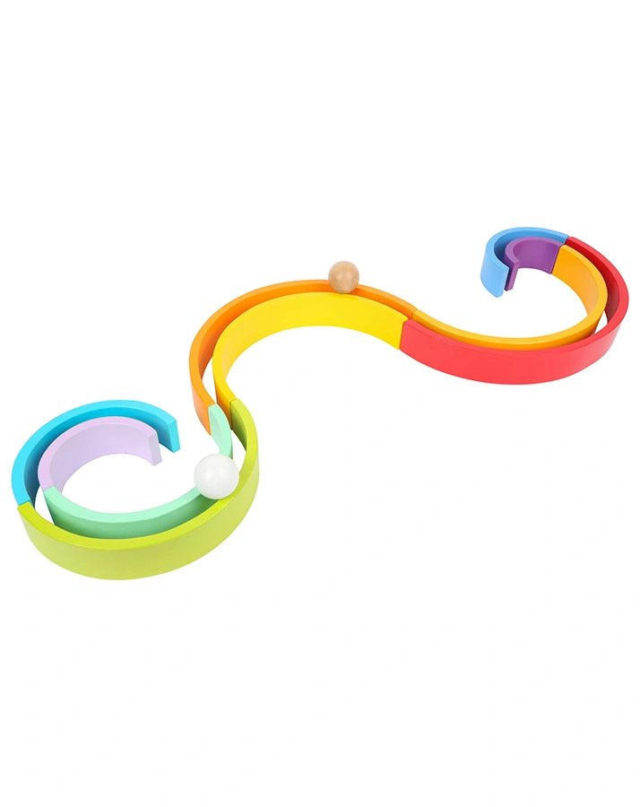 Holzbausteine REGENBOGEN XL 14-teilig aus Holz