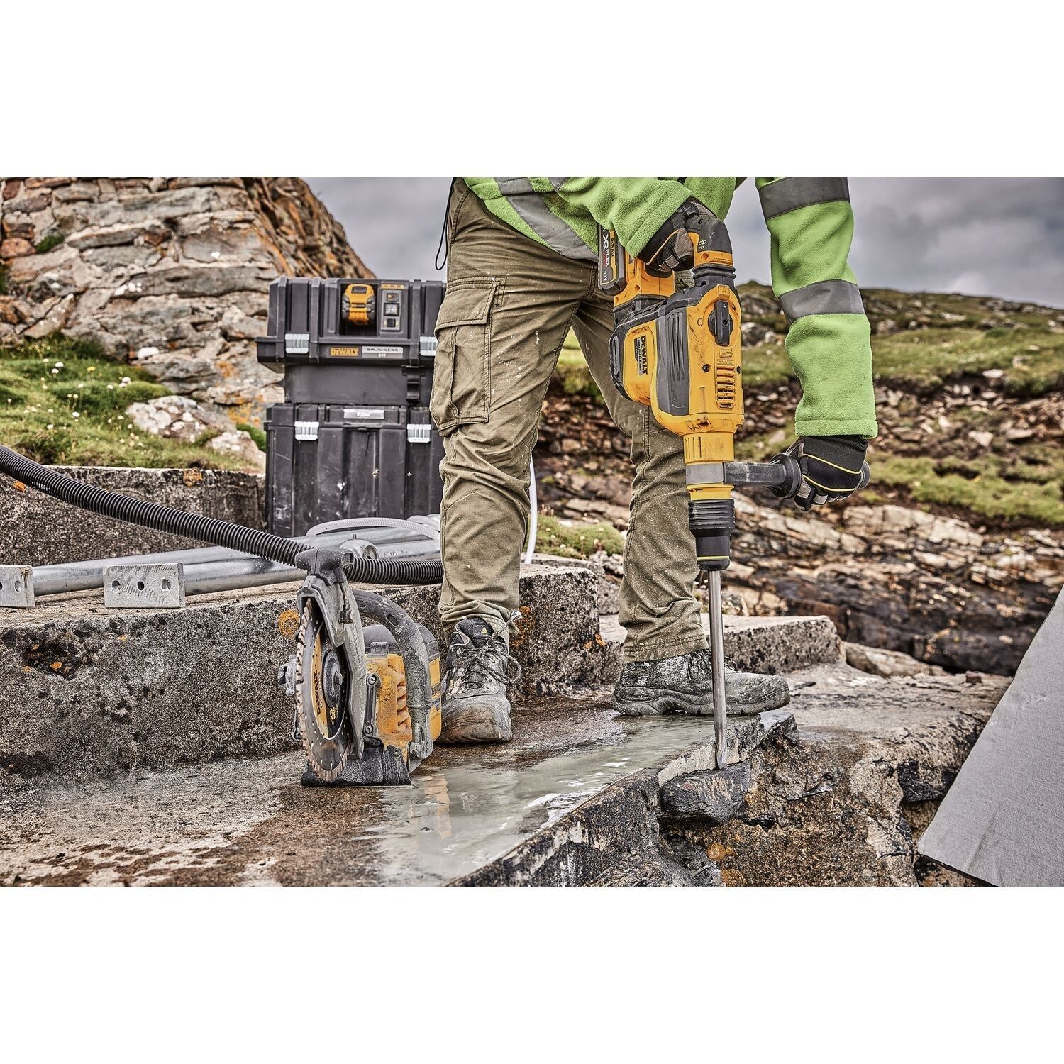 DeWALT DCH614N Accu combihamer SDS-Max 10,5J 54V XR FlexVolt Basic Body