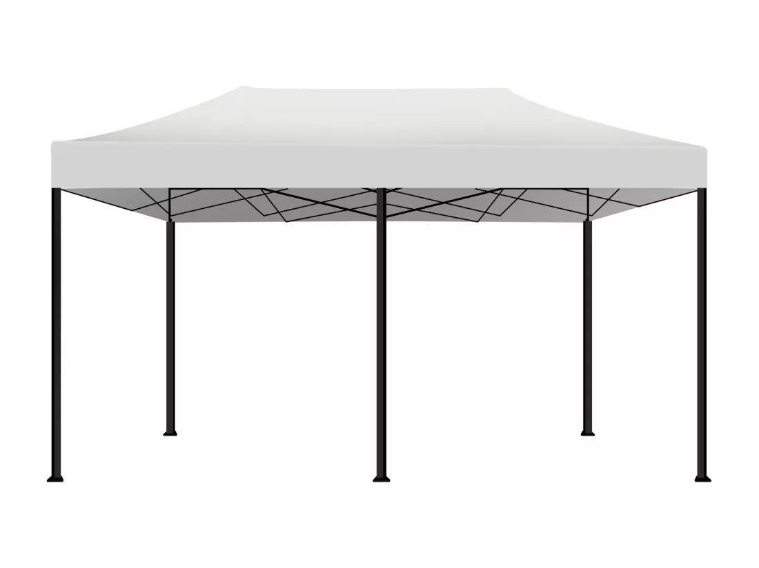 Gazebo de jardin pliant 3x6 m, Blanc