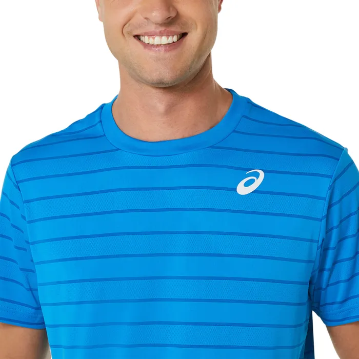 Asics Court Stripe SS Shirt Heren