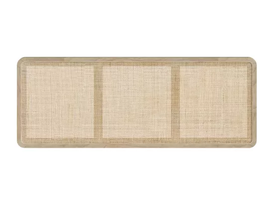 Tête de lit à suspendre en bois et cannage 160 cm - Khao