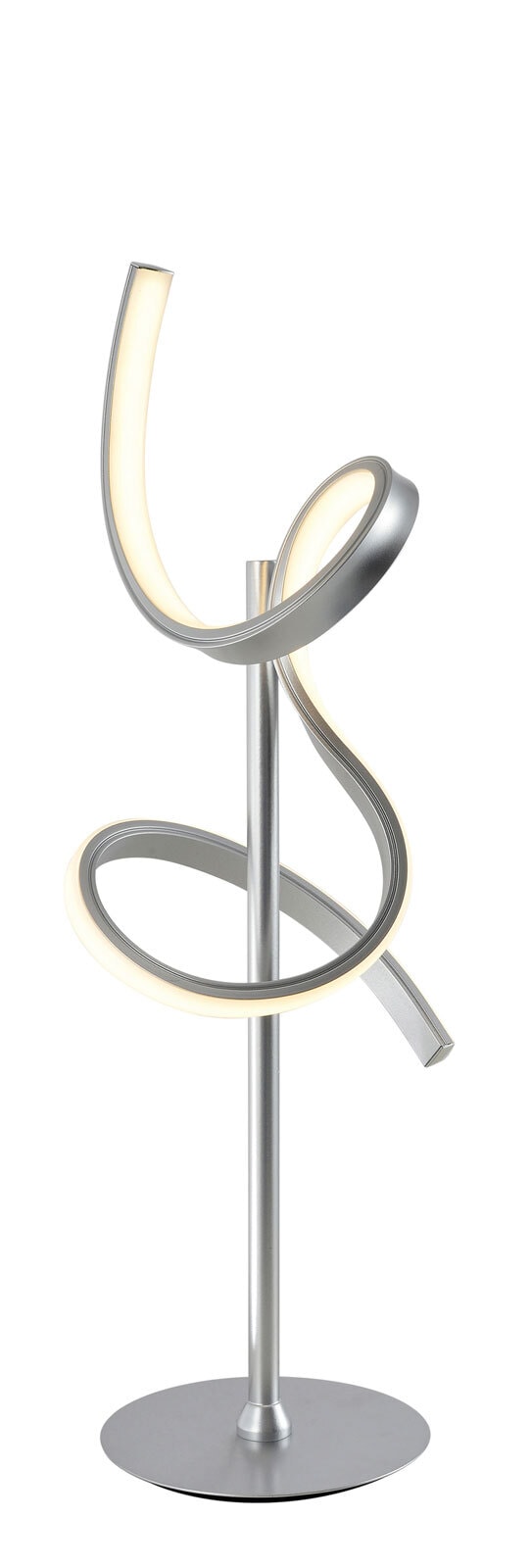 Tischleuchte Curls 16x53 cm silber