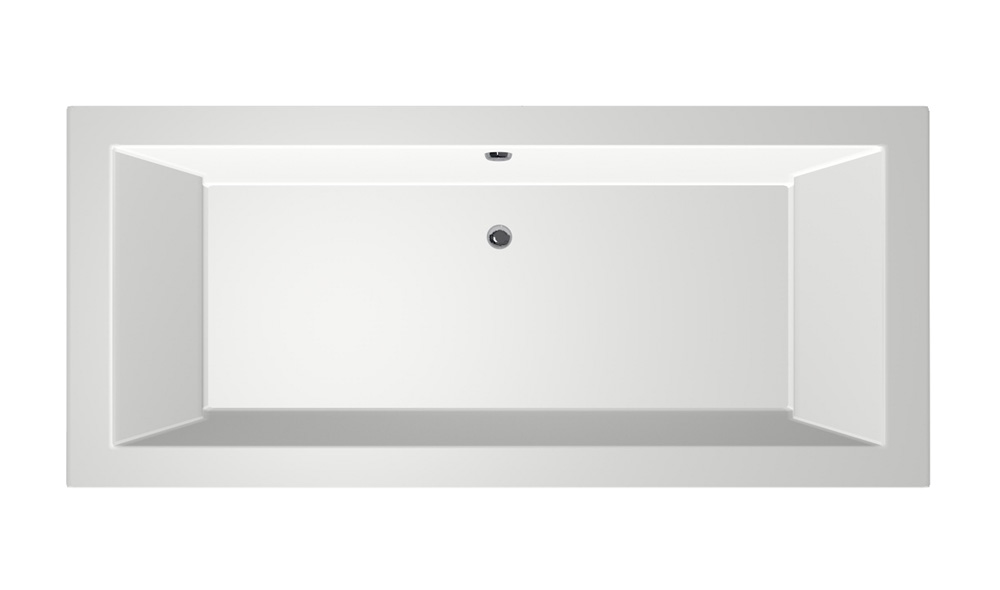 Xenz Society ligbad 180x80x50cm wit