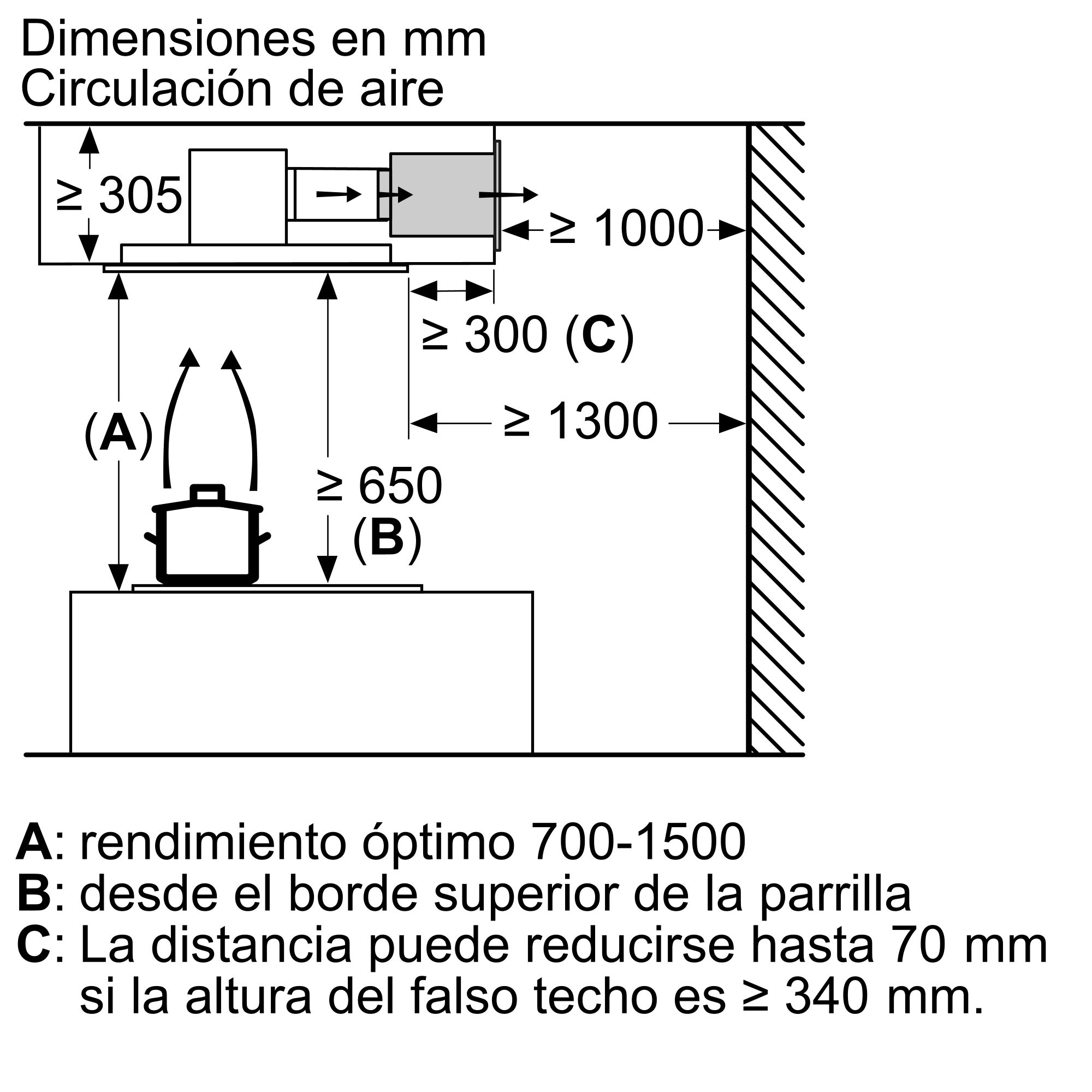 Extrator de teto Série 6, 90 cm, aço inoxidável, DRC97AQ50