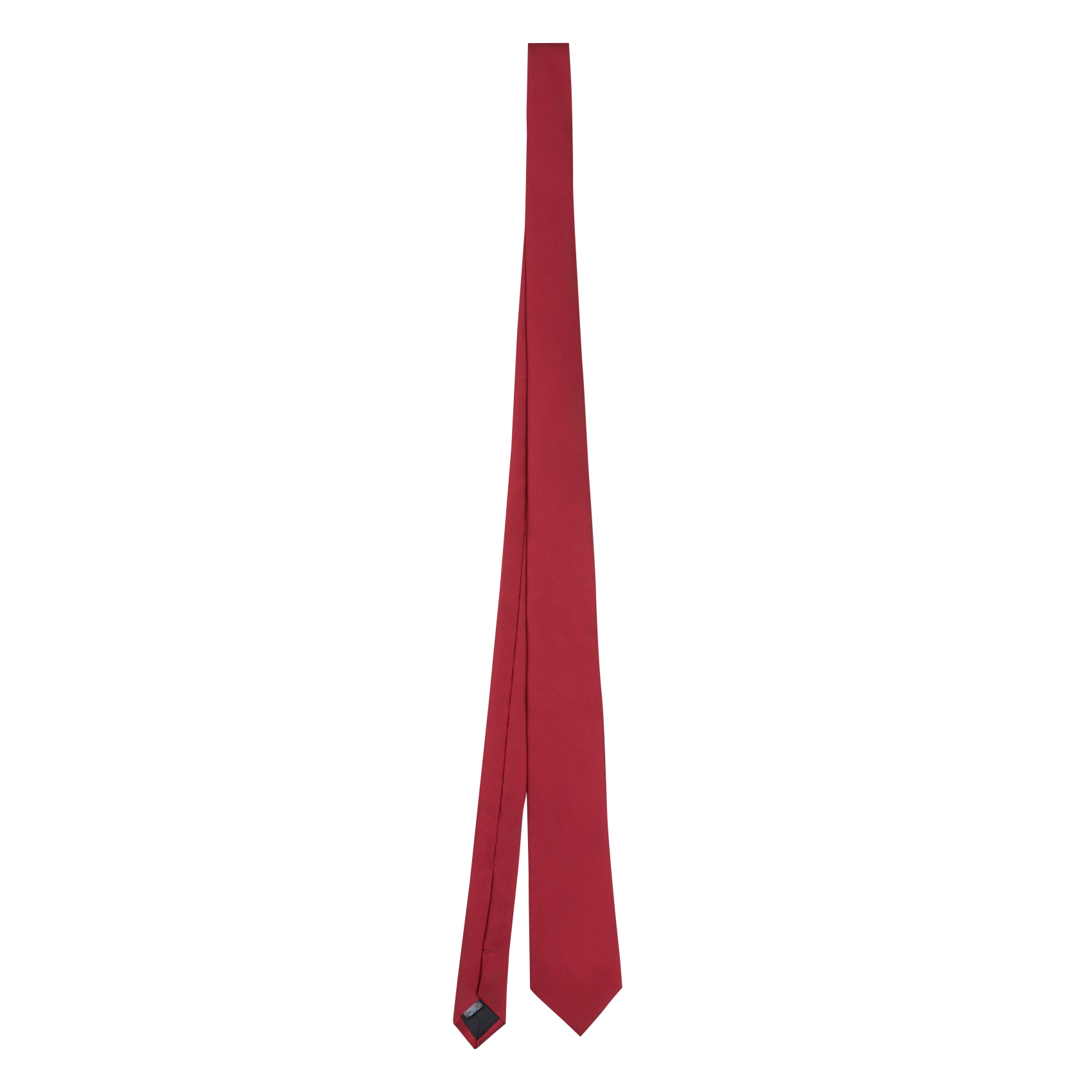 Cravate en jacquard de soie | Rouge