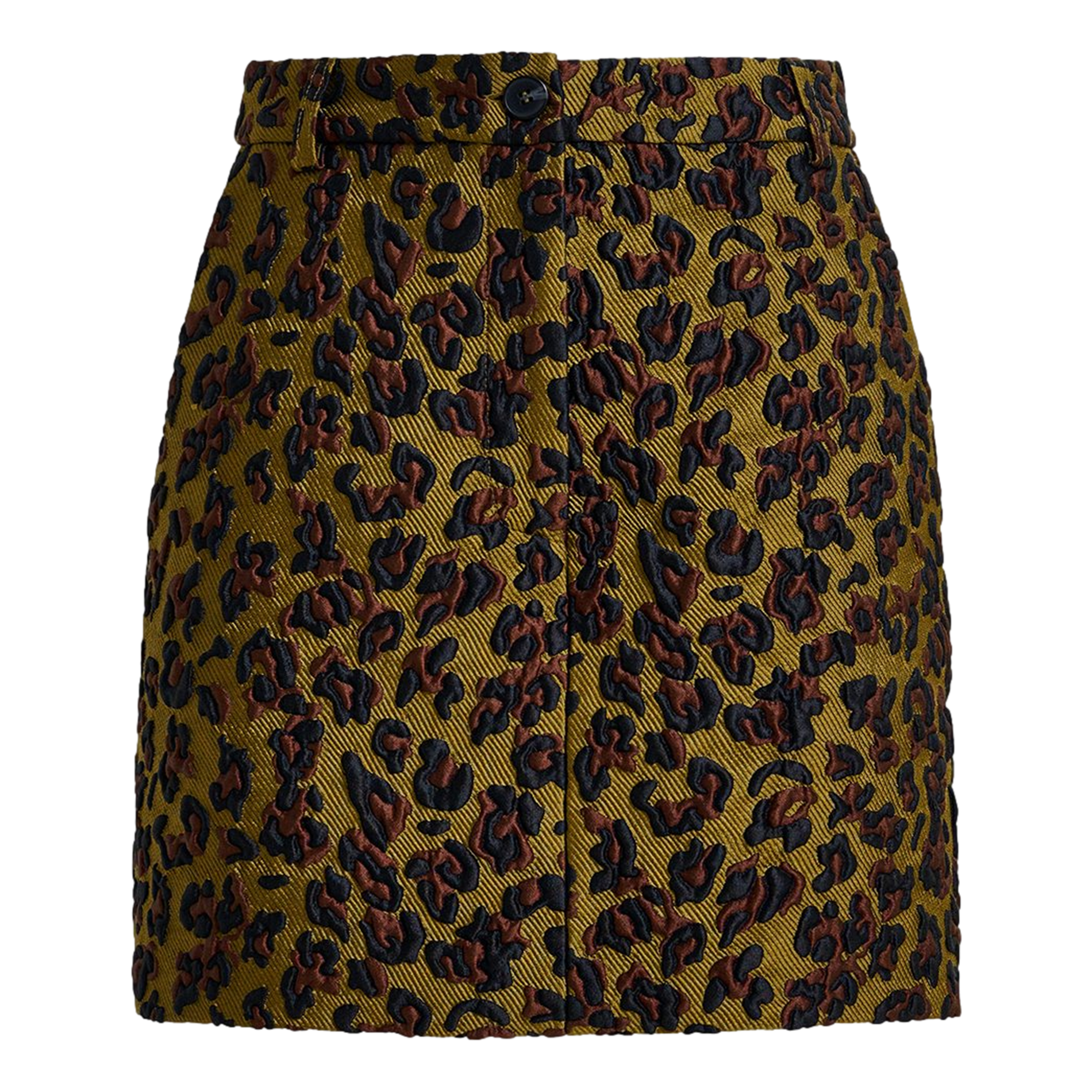 GENERIC2 - Jupe courte en jacquard imprimé | Vert