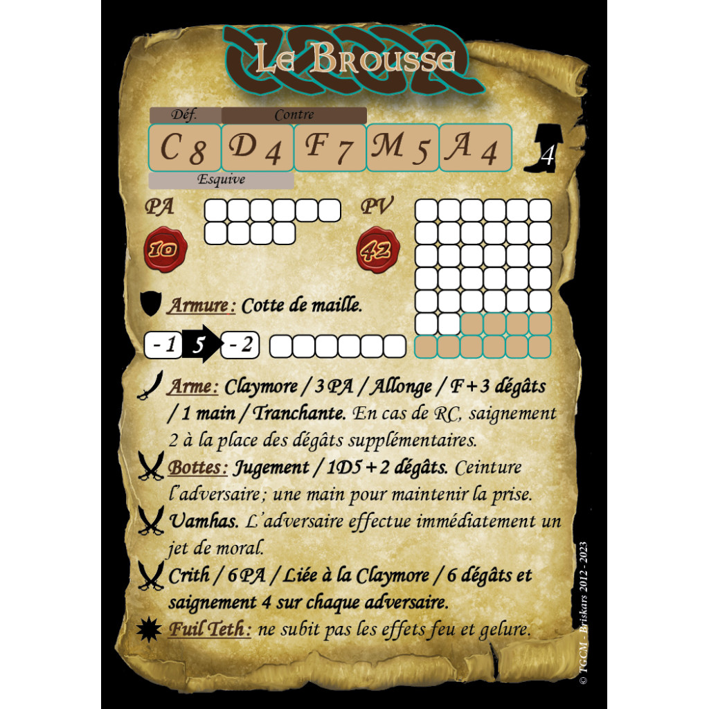 Briskars - Celks - Le Brousse