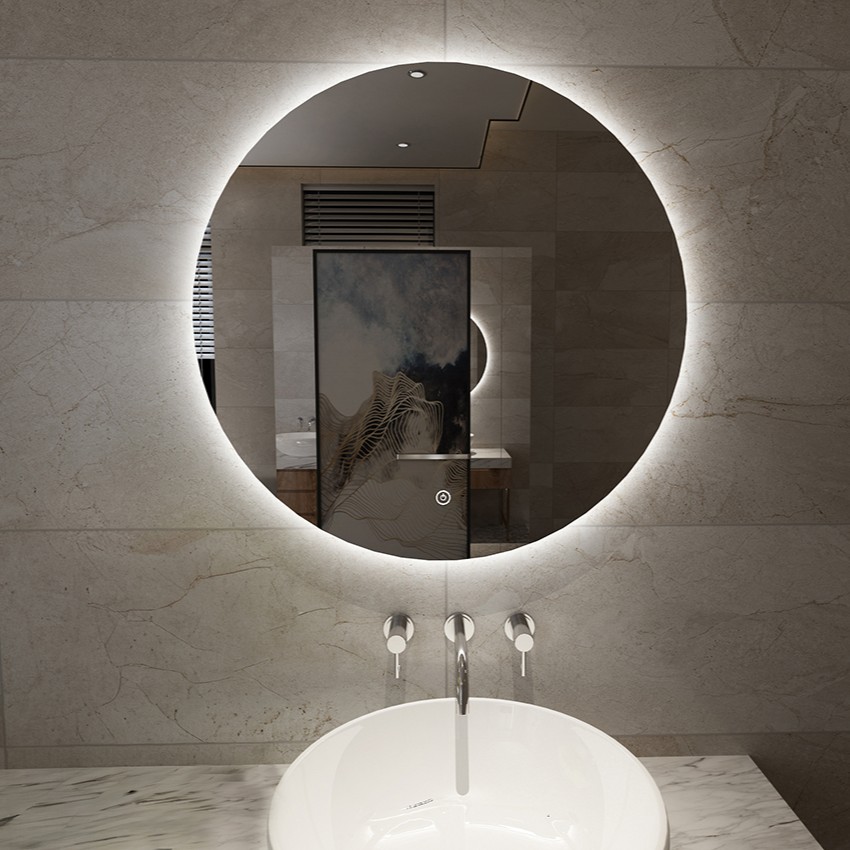 Mueller Cody ronde spiegel 100cm met verlichting en verwarming
