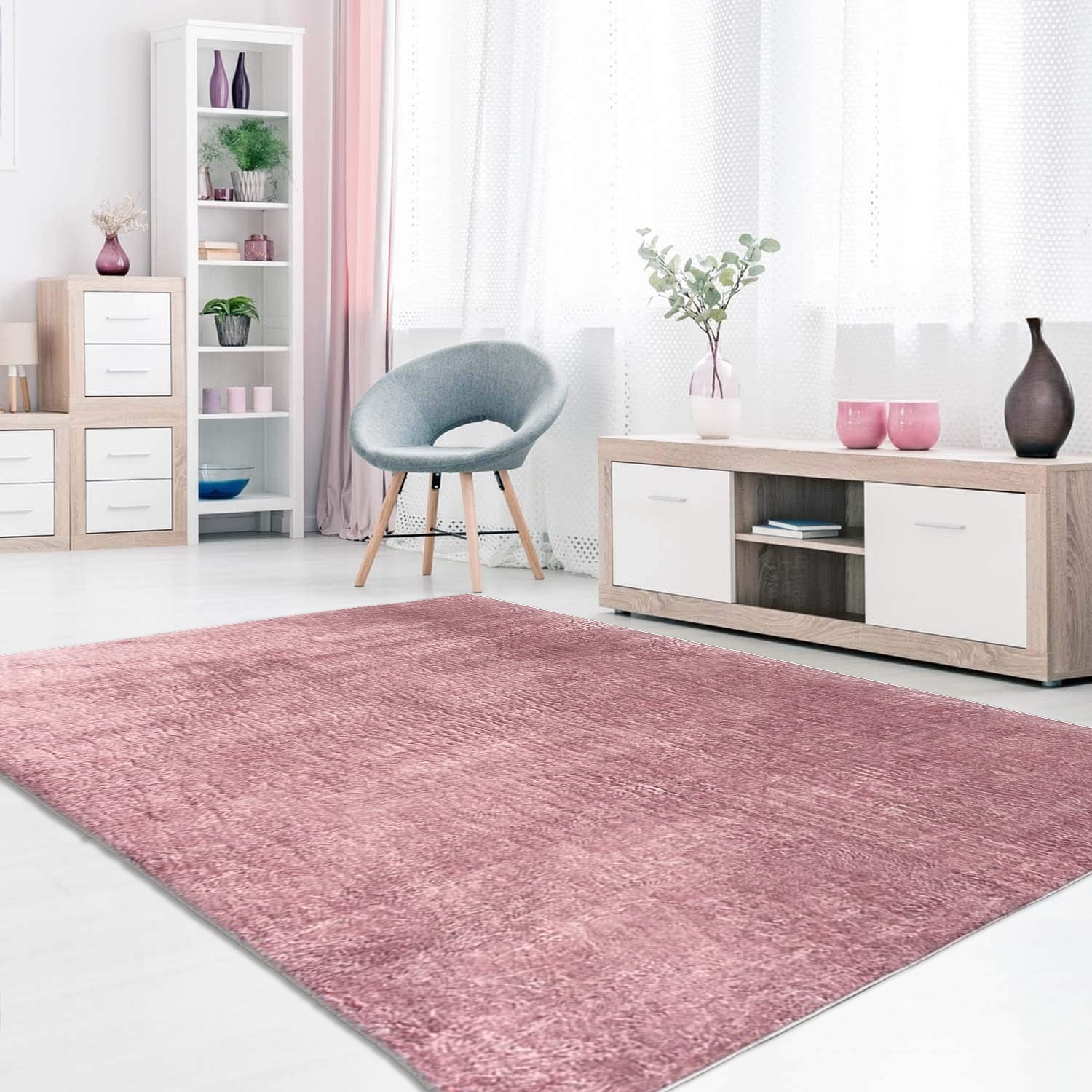 Mani Textile TPS_UNI_00 - Tapis d'intérieur TUFTY Uni