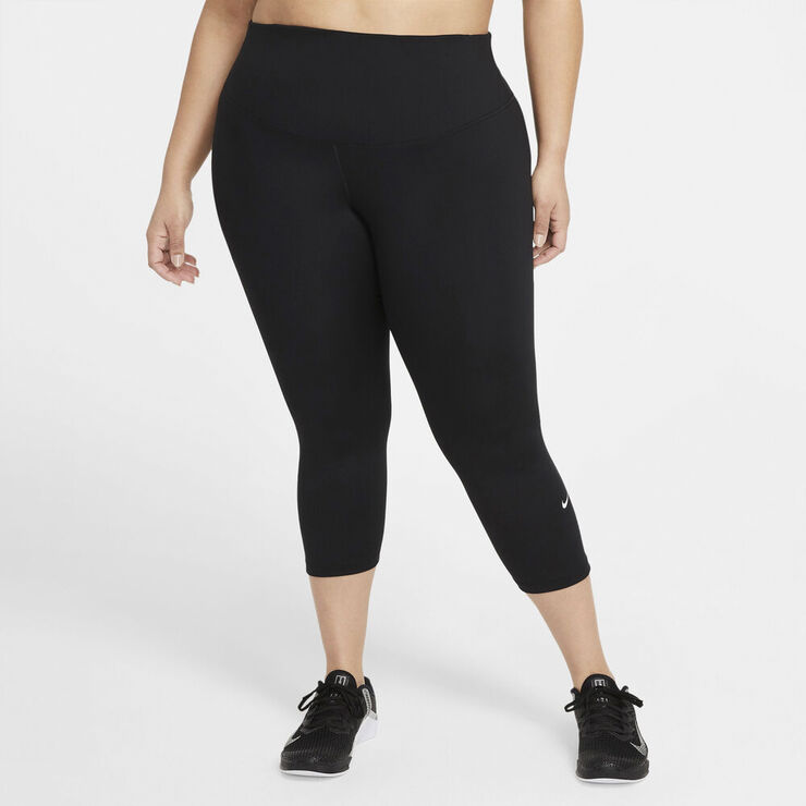 Nike One mid-rise Crop leggings (Plus Size) Sort