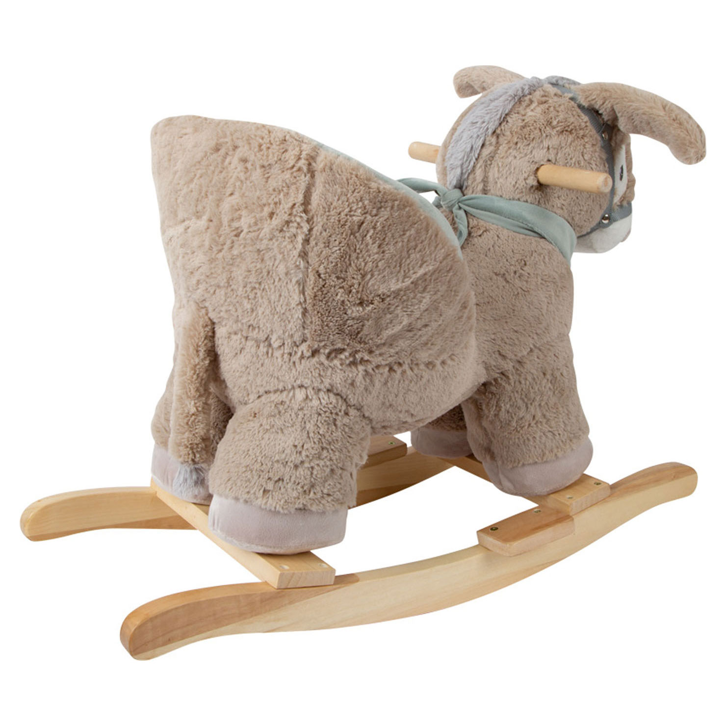 Small Foot-Houten Hobbel Ezel met Stoel