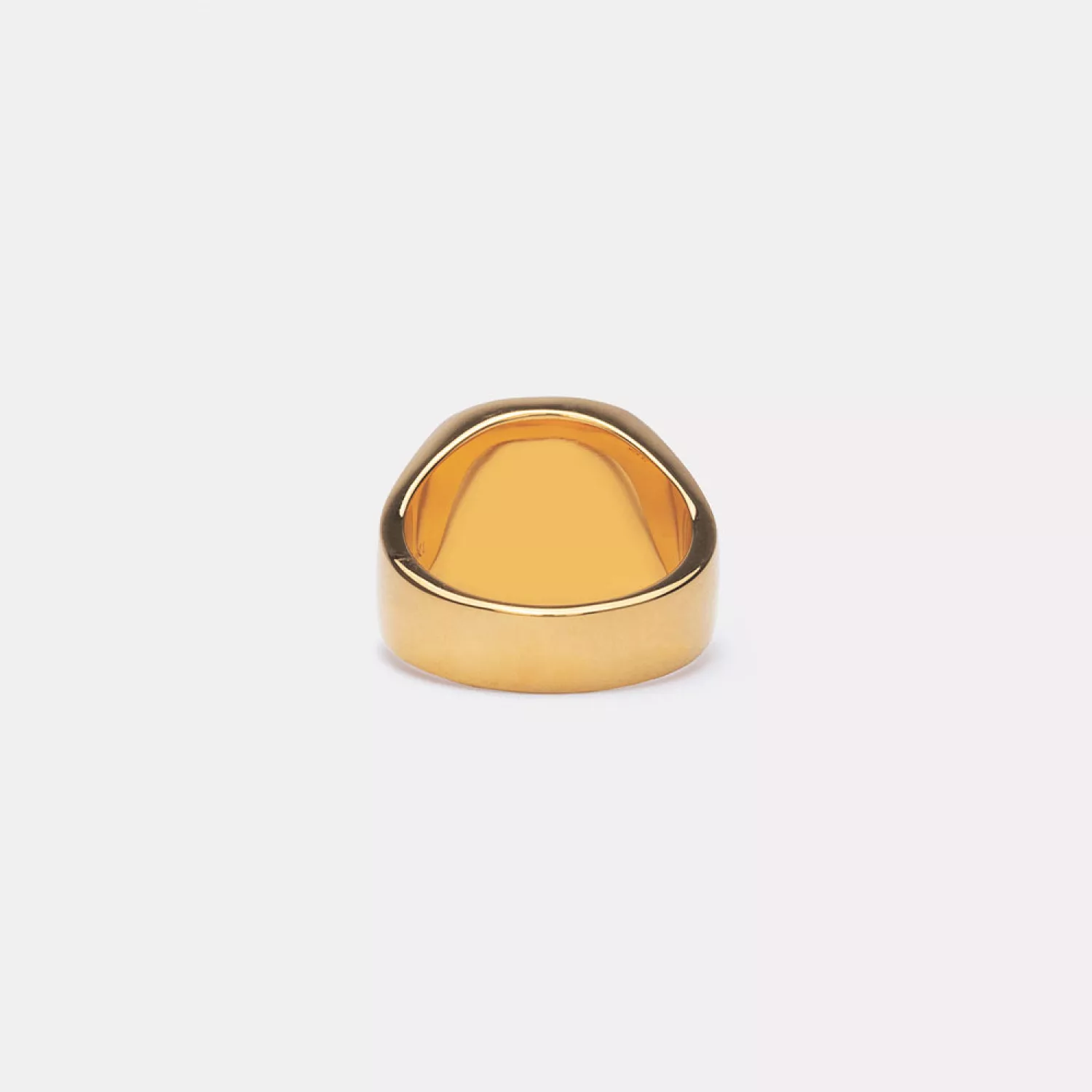 IX Studios Cushion Signet Rhodocrosite Ring 22 kt. Forgyldt Sølv DMN0282GDRHOCR