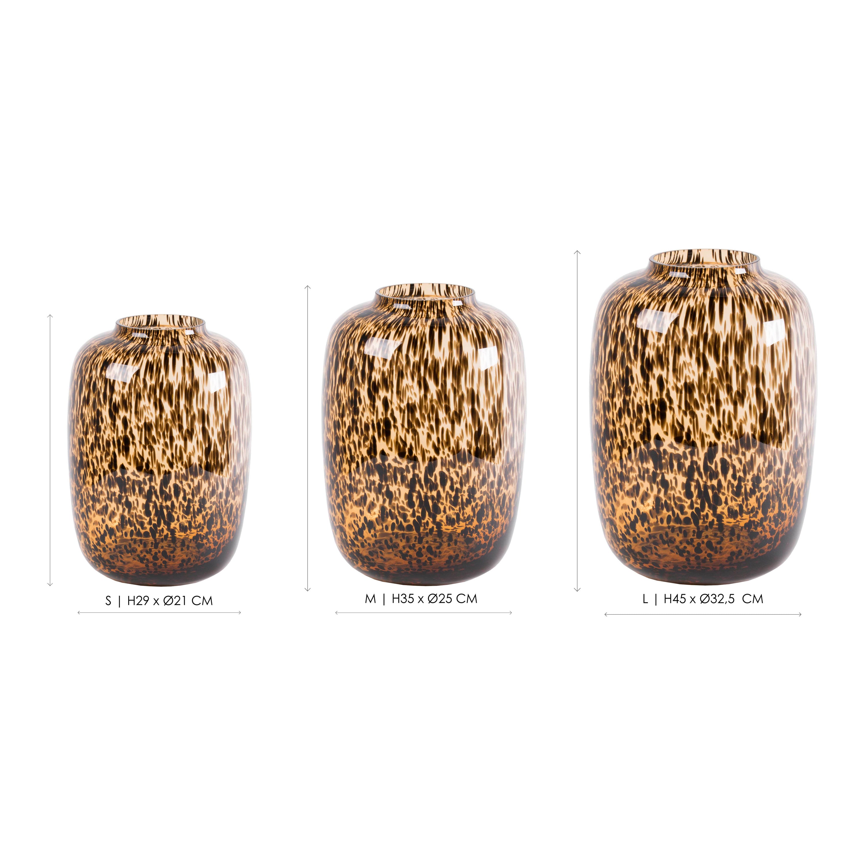 Vase The World Artic Cheetah Vaas M