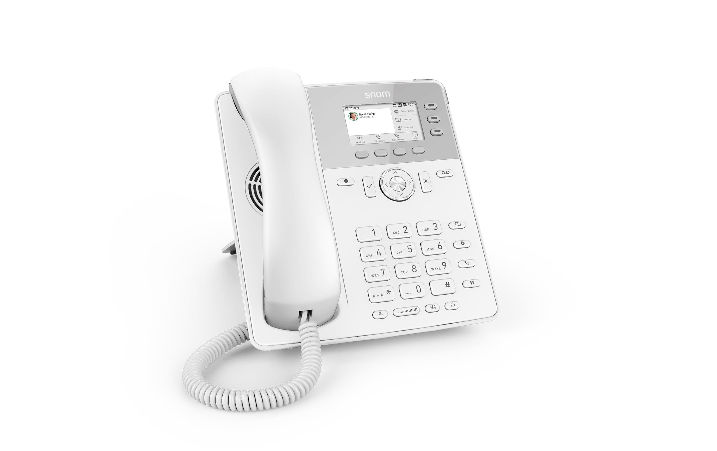 Snom Festnetztelefon »D717 Weiss« ( )