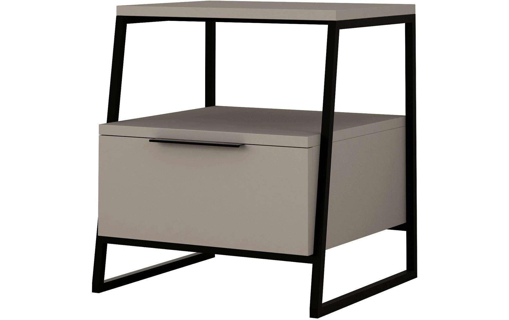 Nachttisch Pal 45 x 50 x 40 cm, MoccaNachtschrank