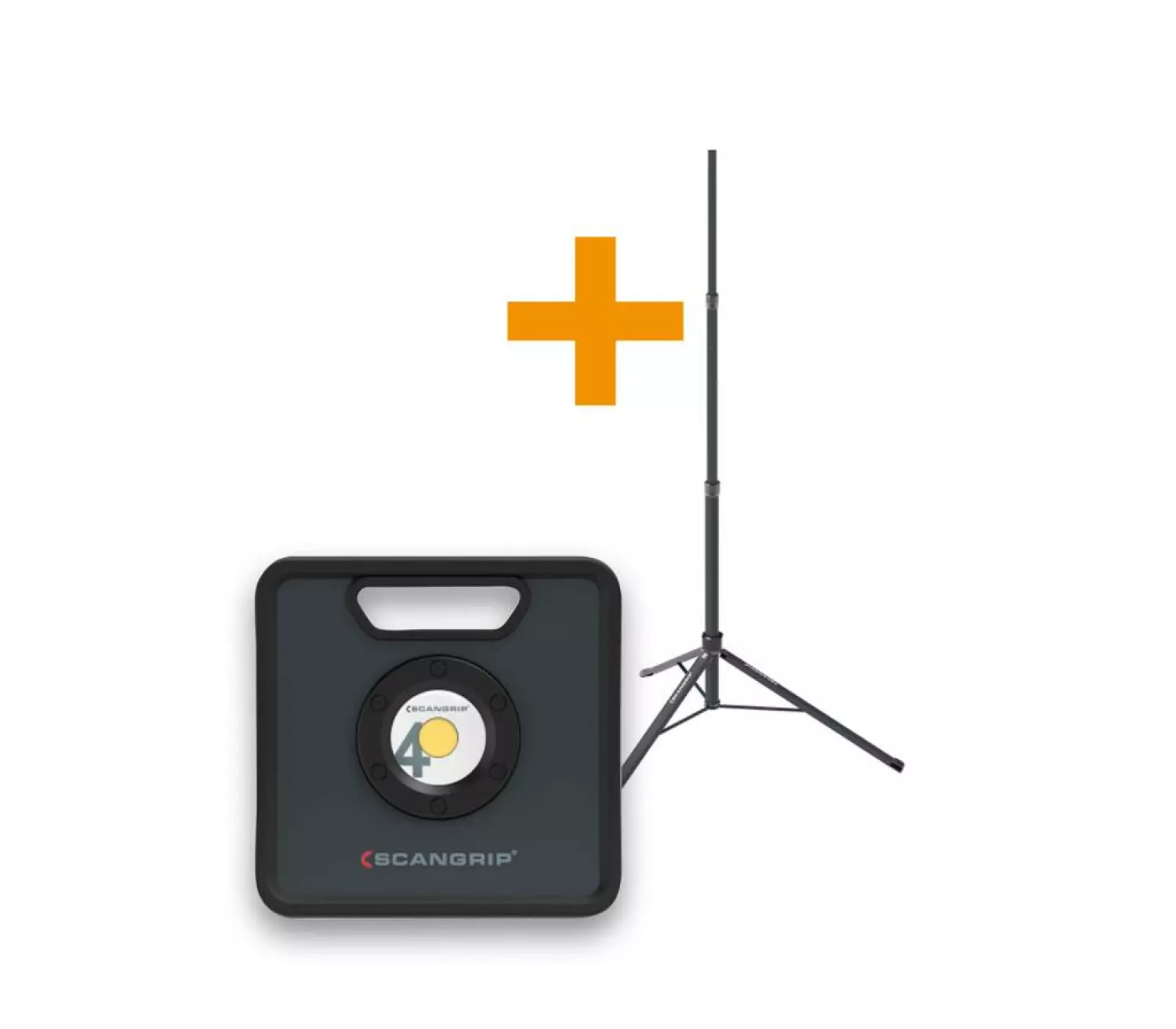 Scangrip 490442 set Nova 4K met statief 2 meter - 6000 lm