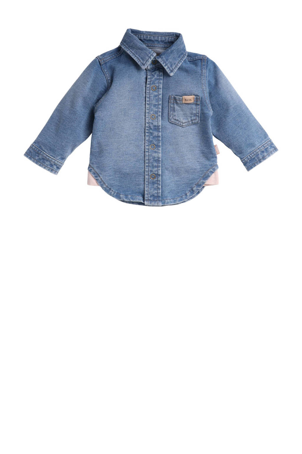 BESS baby denim overhemd stone wash