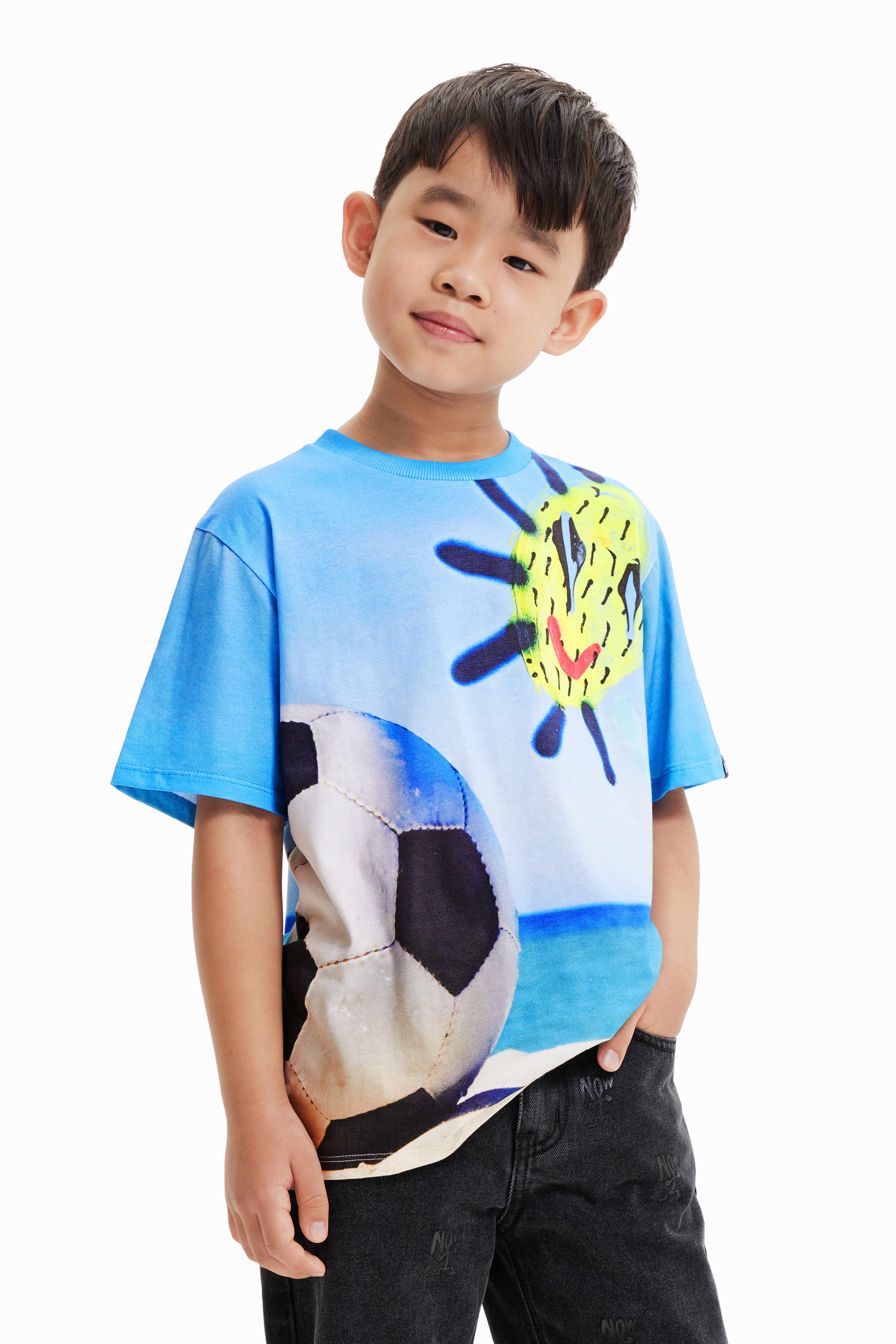 T-shirt photographique football